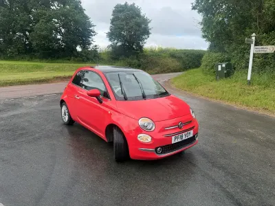 Used Fiat 500 Lounge 69 HP (50 kW) 2018 Pink Hatchback