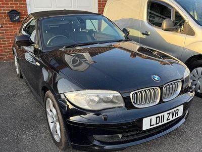 Used BMW 118 Cabriolet Sport Line 143 HP (105 kW) 2011 Black Cabriolet