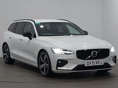 White Used 2021 Volvo V60 R-Design Estate | £27,298 (Fair price)