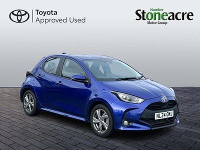 Used Toyota Yaris Hybrid 116 HP (85 kW) 2024 Blue Hatchback