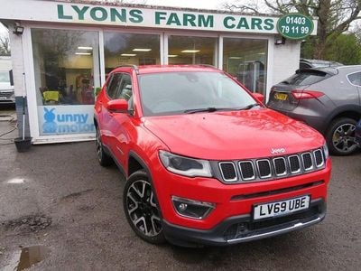 Red Used 2019 Jeep Compass Limited SUV | £13,495 (Fair price)