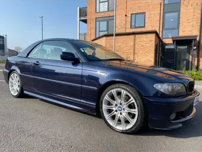 Used BMW 330 Sport Line 2004 Blue Cabriolet