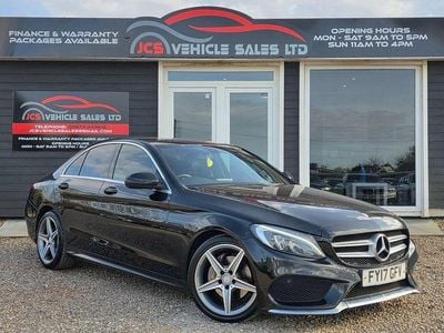 Used Mercedes C220 AMG line 170 HP (125 kW) 2017 Black Sedan