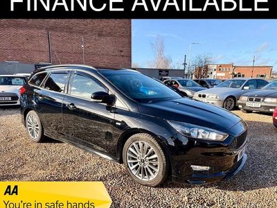Begagnad Ford Focus ST-Line 125 HK (91 kW) 2017 Svart Kombi