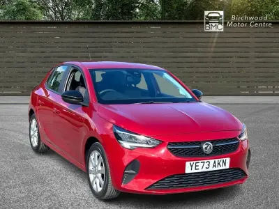 Used Vauxhall Corsa Design Edition 75 HP (55 kW) 2023 Red Hatchback