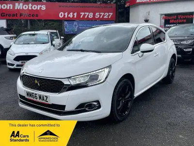 Used DS Automobiles DS4 Prestige 150 HP (110 kW) 2017 White Hatchback