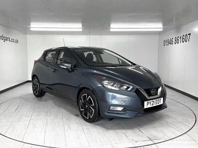 Used Nissan Micra Acenta 92 HP (67 kW) 2021 Grey Hatchback