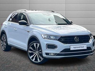 Used VW T-Roc R-line 150 HP (110 kW) 2019 White silver SUV