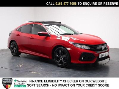 Used Honda Civic EX 126 HP (92 kW) 2019 Red Hatchback