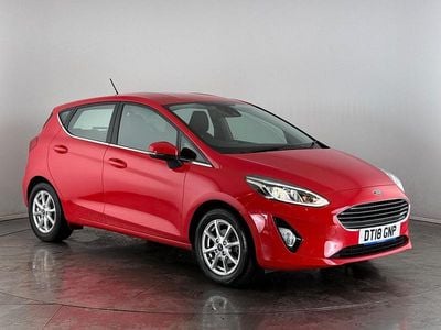 Red Used 2018 Ford Fiesta Zetec Hatchback | £8,500 (Good price)