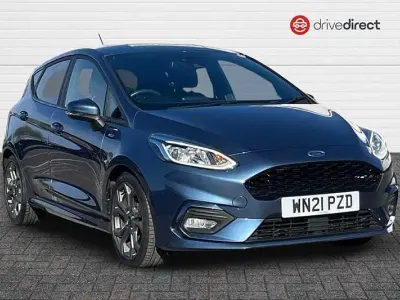 Używany Ford Fiesta ST-Line 2021 Niebieski Hatchback