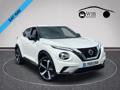 Used Nissan Juke N-Connecta 117 HP (86 kW) 2019 White SUV