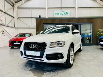 Begagnad Audi Q5 S-line plus 258 HK (189 kW) 2016 Vit SUV