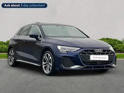 Used Audi A3 S-Line 147 HP (108 kW) 2026 Blue Hatchback