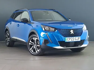 Used Peugeot e-2008 Allure+ 100 kW (136 HP) 2023 Blue SUV