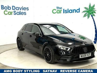 Used Mercedes A180 AMG line 116 HP (85 kW) 2018 Black Hatchback