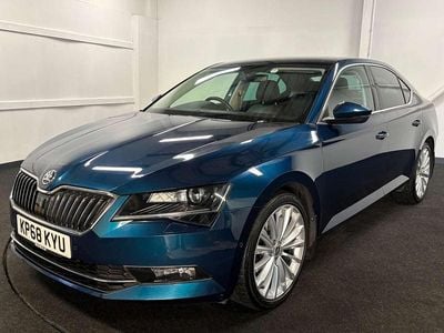 Blue Used 2018 Skoda Superb SE L Executive Hatchback | £13,495 (Fair price)
