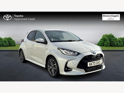 Used Toyota Yaris Hybrid 2020 White Hatchback