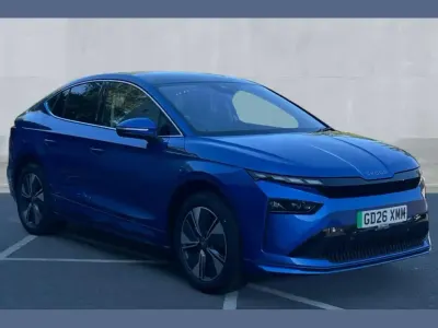 New Skoda Enyaq iV 210 kW (286 HP) 2026 Race blue metallic SUV