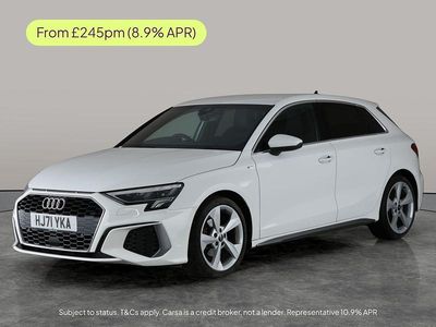 White Used 2021 Audi A3 Sportback S-Line Hatchback | £18,657 (Fair price)
