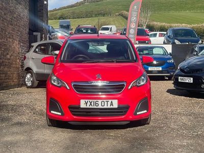Used Peugeot 108 Active 68 HP (50 kW) 2016 Red Hatchback