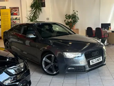Used Audi A5 Black Edition 177 HP (130 kW) 2013 Grey Coupe