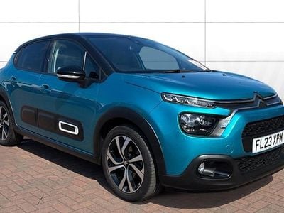 Begagnad Citroën C3 PureTech 110 HK (80 kW) 2023 Blå Halvkombi