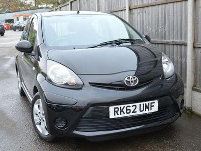 Black Used 2012 Toyota Aygo Hatchback | £3,949 (Fair price)