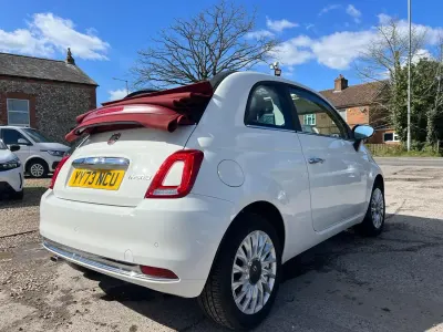 Begagnad Fiat 500C S 2023 Vit Cab