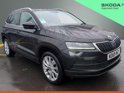 Used Skoda Karoq SE L 115 HP (84 kW) 2020 Black magic pearlescent SUV