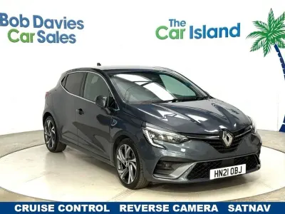Usado Renault Clio V RS Line 90 HP (66 kW) 2021 Cinzento Citadino
