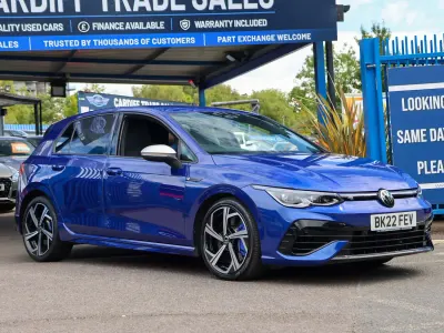 Used VW Golf VIII R 320 HP (235 kW) 2022 Blue Hatchback