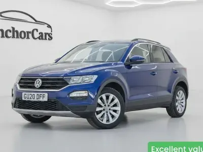 Used VW T-Roc SE 150 HP (110 kW) 2020 Blue SUV
