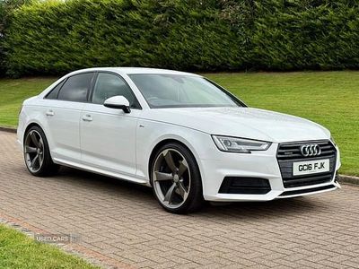 White Used 2016 Audi A4 S-Line Sedan | £11,450 (Fair price)