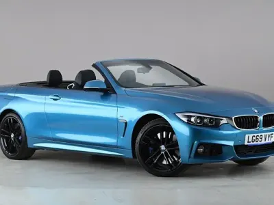 Used BMW 435 M Sport 313 HP (230 kW) 2019 Blue Cabriolet