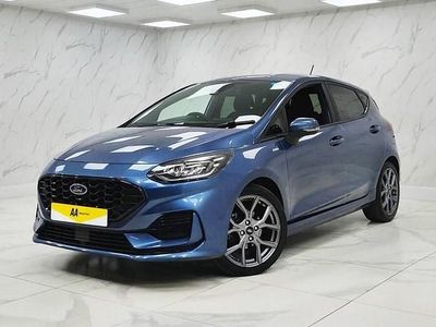 Used Ford Fiesta ST-Line 125 HP (91 kW) 2022 Blue Hatchback