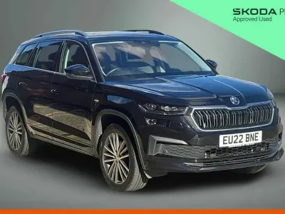 Used Skoda Kodiaq LAURIN & KLEMENT 196 HP (144 kW) 2022 Black magic pearl effect SUV