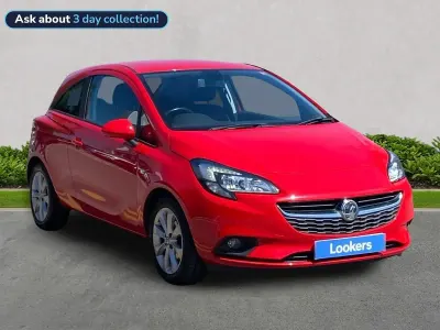 Used Vauxhall Corsa 75 HP (55 kW) 2017 Red Hatchback