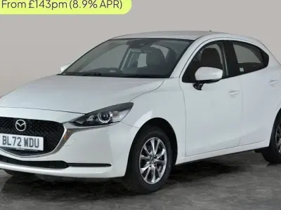 Begagnad Mazda 2 90 HK (66 kW) 2022 Vit Halvkombi