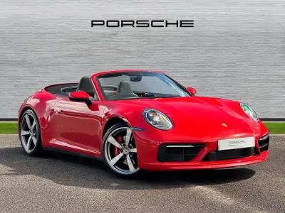 Used Porsche 992 444 HP (326 kW) 2019 Guards red Cabriolet