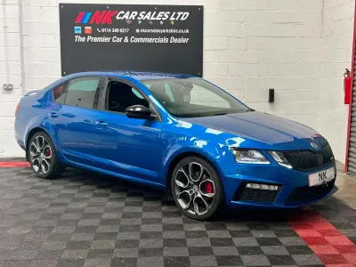 Used Skoda Octavia vRS 184 HP (135 kW) 2017 Blue Hatchback