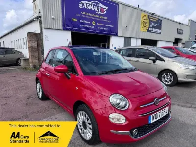 Used Fiat 500 Lounge 69 HP (50 kW) 2017 Red Hatchback