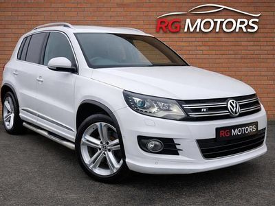 Used VW Tiguan R-line 138 HP (101 kW) 2014 White SUV