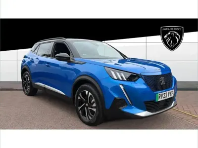 Used Peugeot e-2008 GTi 100 kW (136 HP) 2023 Blue SUV