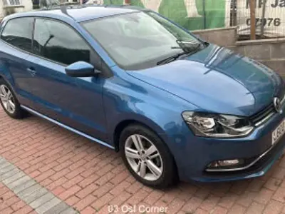Used VW Polo Edition 90 HP (66 kW) 2017 Blue Hatchback