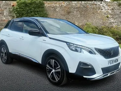 Used Peugeot 3008 GT-line 120 HP (88 kW) 2018 White SUV