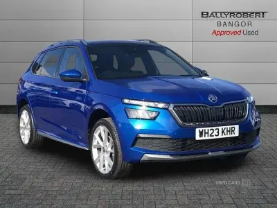 Begagnad Skoda Kamiq SE L Executive 148 HK (108 kW) 2023 Blå SUV