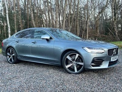 Grey Used 2019 Volvo S90 R-Design Pro Sedan | £17,995 (Fair price)