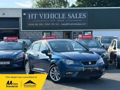 Used Seat Ibiza 85 HP (62 kW) 2013 Blue Hatchback