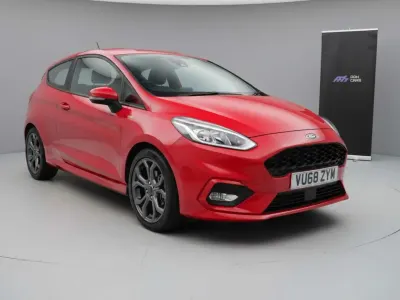 Usado Ford Fiesta ST-Line 2018 Rojo Utilitario